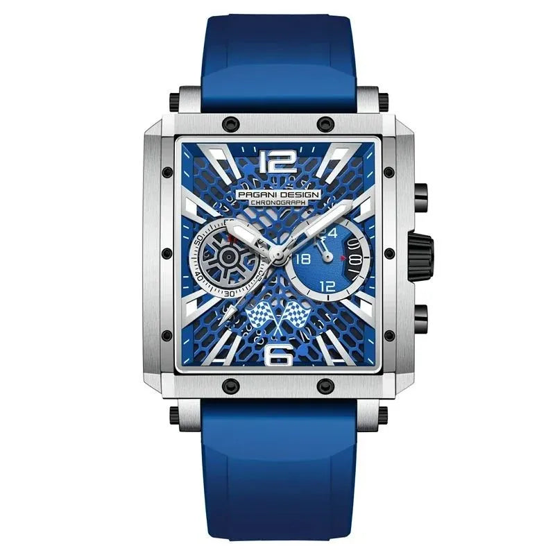 Relógio Masculino Cronógrafo Azul Monakos